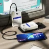 پاوربانک مگ سیف 10000 هزار حافظه 64 گیگابایت پاورولوژی مدل Powerology Floppy Magsafe Retro 64G PPBCHA97  - Image 5