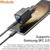 شارژر دیواری ۴۵ وات مک دودو مدل Mcdodo Gana Mini CH-4391 45W GaN Wall Charger - Image 5