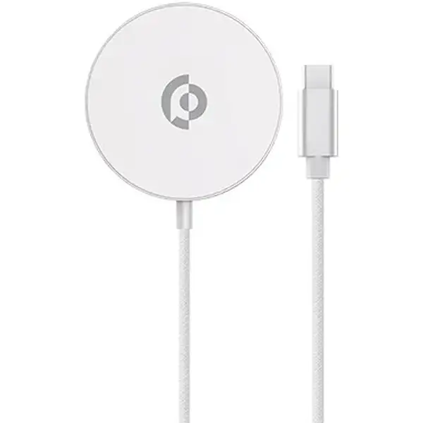 TjSQJeFHYKIF8fSI.webp شارژر وایرلس پاورولوژی مدل Magnova 25W MagSafe Charging Pad PWTKWC068SL - Image 1