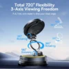 هولدر وایرلس مگنتی داشبوردی خودرو بیسوس مدل Baseus PrimeTrip VC2 Flex Pro Magnetic Car Holder C0013F00 - Image 9