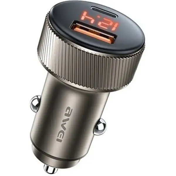 cpA7e5WGQw7FUFIc.webp شارژر فندکی فست شارژ خودرو اوی مدل Awei C859 - Image 1