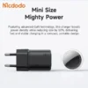 شارژر دیواری ۴۵ وات مک دودو مدل Mcdodo Gana Mini CH-4391 45W GaN Wall Charger - Image 4