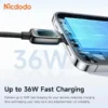 کابل شارژ سریع تایپ سی به لایتنینگ 36 وات 1.2 متر مک دودو مدل Mcdodo CA-0400 - Image 7