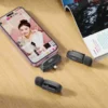 میکروفون بی سیم تایپ سی و لایتنینگ ایکس او مدل XO MKF10 Type-C + Lightning Wireless Microphone - Image 2