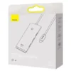 هاب تایپ سی 4 پورت با کابل 1 متر بیسوس مدل Baseus Lite Series Type-C Hub Adapter BS-OH031 WKQX030402 - Image 6