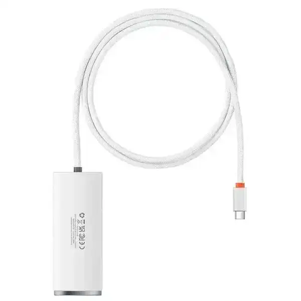 4-2.webp هاب تایپ سی 4 پورت با کابل 1 متر بیسوس مدل Baseus Lite Series Type-C Hub Adapter BS-OH031 WKQX030402 - Image 1