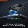 هولدر موبایل دریچه کولری و شارژ وایرلس مک دودو مدل Mcdodo MagQ Ultra Qi2 CH-8400 - Image 4