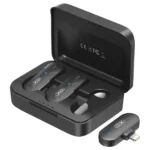 میکروفون بی سیم یقه ای لایتنینگ ایکس او مدل XO MKF09B ANC Noise Reduction Lightning Wireless Microphone