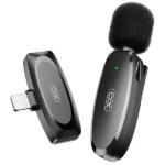 میکروفون یقه ای بی سیم لایتنینگ ایکس او مدل XO MKF08B Lightning wireless Collarclip microphone