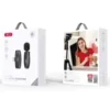 میکروفون یقه ای بی سیم لایتنینگ ایکس او مدل XO MKF08B Lightning wireless Collarclip microphone - Image 5