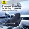 پشتی کمری طبی صندلی مموری فوم بیسوس مدل Baseus PrimeTrip VH1 Breathable Car Lumbar - Image 5