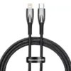 کابل تایپ سی به لایتنینگ 20 وات 2 متری بیسوس مدل Baseus Glimmer PD Fast Charging Data Cable CADH000101
