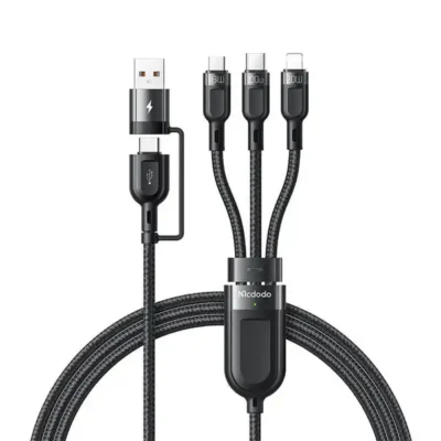 کابل تبدیل USB به USB-C /لایتنینگ /MicroUSB مک دودو مدل Mcdodo 3in2 PD CA-8880