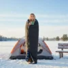 کیسه خواب یک نفره گرین لاین مدل Green Lion Camping Sleeping Bag GNSMCPSLBGBK - Image 3