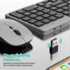 ماوس و کیبورد دو حالته بی سیم کوتسی مدل COTECi Keyboard & Mouse OF-045 - Image 4