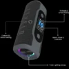 اسپیکر بلوتوثی لولو مدل Levelo Bassbeat Portable Speaker LVLBASSBSPKRBK - Image 4
