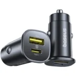 شارژر فندکی فست شارژ 30 وات بیسوس مدل Baseus GO Trip DP1 Series C00072300123-00