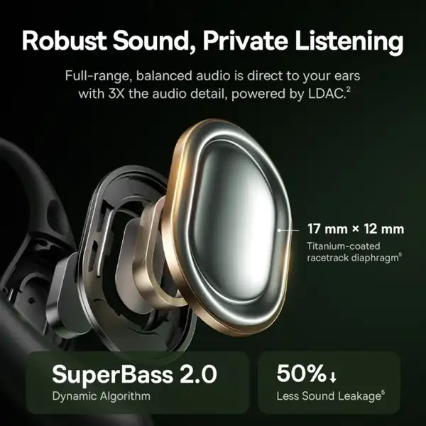 هندزفری بلوتوث بیسوس مدل Baseus Eli Sport 2 Open-Ear True Wireless Earbuds - Image 7