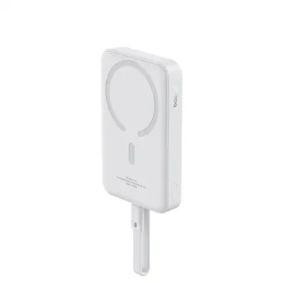 پاوربانک 10000 هزار 30 وات بیسوس مدل Baseus Magnetic With Built-in USB-C Cable