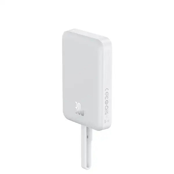 پاوربانک 10000 هزار 30 وات بیسوس مدل Baseus Magnetic With Built-in USB-C Cable - Image 5