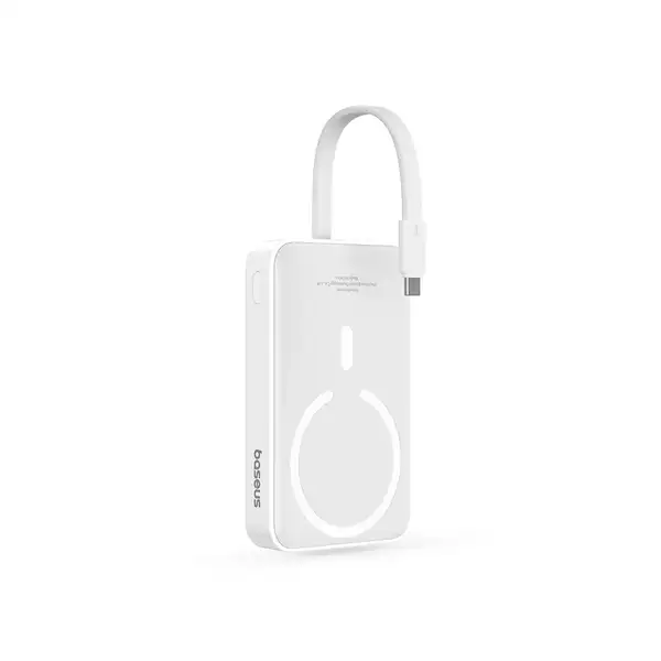 پاوربانک 10000 هزار 30 وات بیسوس مدل Baseus Magnetic With Built-in USB-C Cable - Image 6