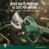قیچی شارژی 21 ولت گرین لاین مدل Green Lion GSH-400 Electric Pruning Shears Tool - Image 3