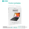 کاور کیبورددار مگنتی آیپد 10 اینچ کوتسی مدل COTECI Magnetice Sphit Keyboard Lither Case Ipad 10 64011 - Image 6