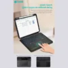 کاور کیبورددار مگنتی آیپد 10.9 و 11 اینچ کوتسی مدل COTECi Magnetice Sphit Keyboard Lither Case Ipad 10.9/11 64008 - Image 3
