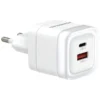 شارژر دیواری 35 وات 2 پورت پاورولوژی مدل Powerology Lunex Series Dual-Port Fast Charger