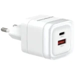 شارژر دیواری 35 وات 2 پورت پاورولوژی مدل Powerology Lunex Series Dual-Port Fast Charger