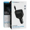شارژر فندکی 81 وات پاورولوژی مدل Powerology Cyber 81W USB-C Retractable Car Charger - Image 4
