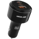 شارژر فندکی 80 وات 3 پورت گرین لاین مدل Green Lion Roadex Triple Port Car Charger