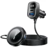 شارژر فندکی 5 در 1 گرین لاین مدل Green Lion 5-In-1 Multiport Car Charger Kit