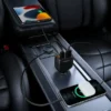 شارژر فندکی 81 وات پاورولوژی مدل Powerology Cyber 81W USB-C Retractable Car Charger - Image 2