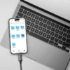 کابل تایپ سی به تایپ سی 60 وات پاورولوژی مدل Powerology Zinco Series USB-C to USB-C - Image 5