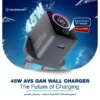 شارژر دیواری 45 وات پاورولوژی مدل Powerology Voltflow 45W AVS GaN - Image 4