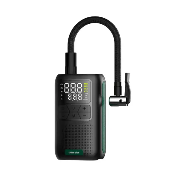 New-Project-2-45.webp پمپ باد شارژی خودرو گرین لاین مدل Green Lion GL-A4 Tire Inflator 150 PSI - Image 1