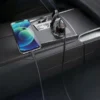 شارژر فندکی 80 وات 3 پورت گرین لاین مدل Green Lion Roadex Triple Port Car Charger - Image 2