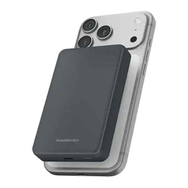 New Project پاوربانک 10000 هزار 25 وات مگ سیف پاورولوژی مدل Powerology Blanc25 10000mAh MagSafe - Image 1
