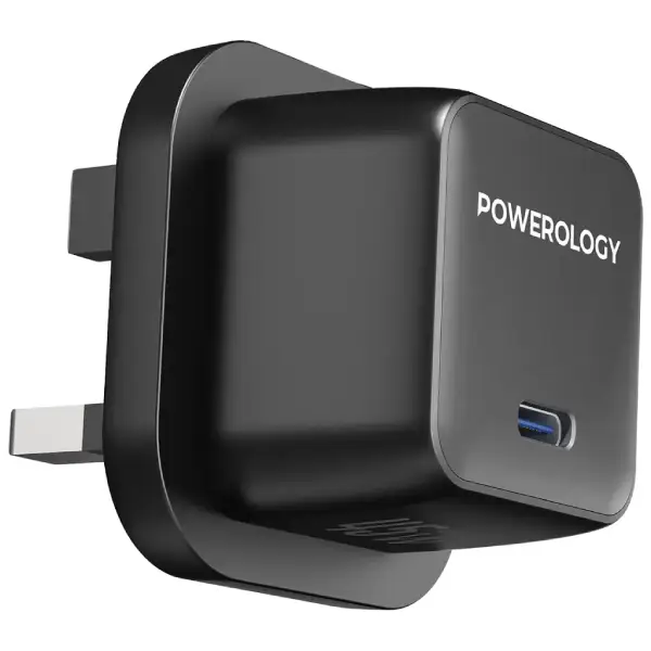 New Project شارژر دیواری 45 وات پاورولوژی مدل Powerology QX 45W Pocket-Sized GaN Adapter - Image 1
