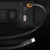شارژر فندکی 81 وات پاورولوژی مدل Powerology Cyber 81W USB-C Retractable Car Charger - Image 3