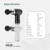 ماساژور تفنگی 6 حالته گرین لاین مدل Green Lion Mini Massage Gun GNMINMSGNBK - Image 9