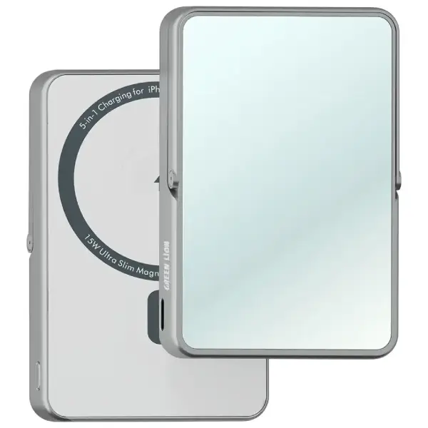 New-Project-4-1.webp پاوربانک مگ سیف 10000 هزار 20 وات گرین لاین مدل Green Lion Mirror Bank 10000mAh MagSafe - Image 1