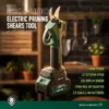 قیچی شارژی 21 ولت گرین لاین مدل Green Lion GSH-400 Electric Pruning Shears Tool - Image 5