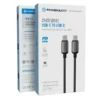 کابل تایپ سی به تایپ سی 60 وات پاورولوژی مدل Powerology Zinco Series USB-C to USB-C - Image 6