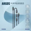 کابل دوگانه ۱ متر ۱۰۰ وات و ۲ متر ۶۰ وات پاورولوژی مدل Powerology Argos Dual USB-C Cables with Connector - Image 5