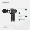 ماساژور تفنگی 6 حالته گرین لاین مدل Green Lion Mini Massage Gun GNMINMSGNBK - Image 10