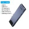 هاب 7 پورت تایپ سی بیسوس مدل Baseus CAHUB-L0G - Image 6