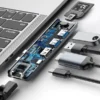 هاب 7 پورت تایپ سی بیسوس مدل Baseus CAHUB-L0G - Image 7