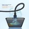 کابل فست‌ شارژ 65 وات سه‌ سر مک دودو مدل Mcdodo CA-0930 Lightning+Micro+Type-C 3-in-1 Fast Charging Data Cable - Image 8